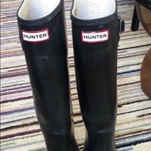 HUNTER Adjustable Back Waterproof Rain Boot